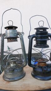 Paraffin Storm Lanterns (garden decoration)
