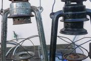 Paraffin Storm Lanterns (garden decoration)