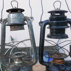 Paraffin Storm Lanterns (garden decoration)