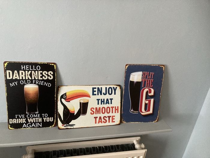 Guinness Memorabilia Metal Signs