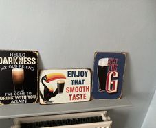Guinness Memorabilia Metal Signs