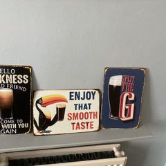 Guinness Memorabilia Metal Signs