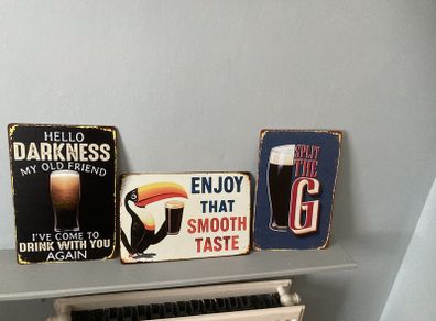 Guinness Memorabilia Metal Signs
