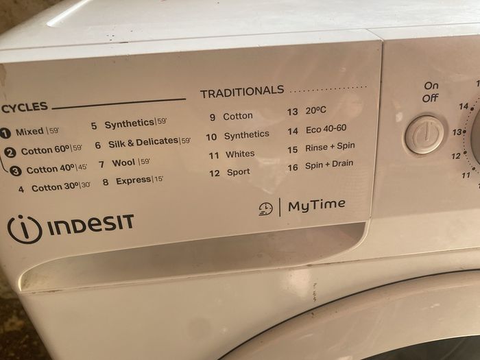 Indesit washing machine