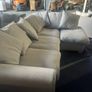 Grey corner sofa set l shaped Image 2