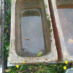 Antique cattle troughs
