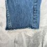 Mens Levis 907 Jeans Size W34 L25, Blue Cut-Off, Straight, Relaxed Fit - Vintage Image 6