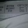 White Super Skinny fit jeans by Esmara size UK14 EU40/42 Postage included Image 6