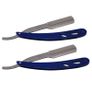 2X Barber Straight Cut Throat Salon Shaving Razor Shavette Rasoi Rasoirs Image 5