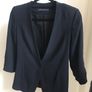 Zara black blazer XS - sleeves elbow length worn twice Image 2