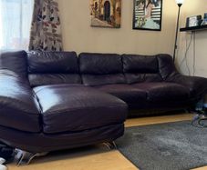 FREE Genuine Leather Corner Sofa