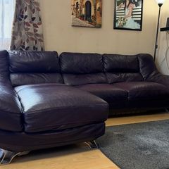 FREE Genuine Leather Corner Sofa