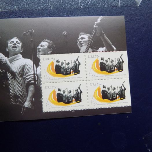 Irish Music 2006.Stamp Booklet.Dubliners,The Chieftains,Clancy Brothers and Tommy Makem,Altan.MNH.