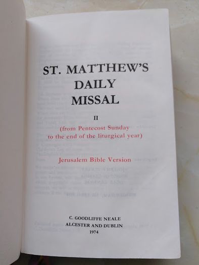 St. Matthew's Daily Missal