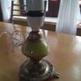 brass,onyx lamp Image 2