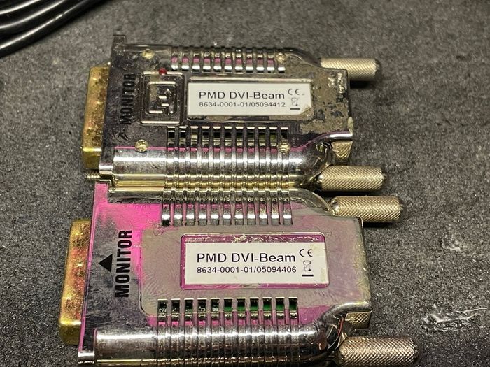 DVI over Fibre adapter sets DVI converter