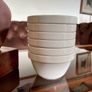 6 Vintage Style Mason Cash Small White Pudding Bowl 48s 1950 1960s Era Image 5