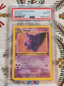 Pokemon Gengar 1st Edition