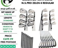 Srixon ZX7 MK II Irons / 4-Pw-Aw / N.S.Pro Zelos 8 Regular