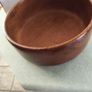 Teakwood bowl 24 cm Mid Century Modern Vintage 1960s Teak wooden bowl bowl fruit bowl nut bowl snack bowl Image 4