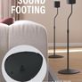 Adjustable Height Speaker Stand - Extends 28" to 38" - Holds Satellite & Small Bookshelf Speakers (i.e. Bose, Harmon Kardon, Polk, JBL, KEF, Klipsch, Sony and Others) - Set of 2 Image 7