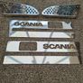 Scania R Series Truck Lorry Enhancements For Footsteps And Upper Grill Polished Steel Decorations(GAR) Image 3