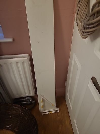 Ikea Wooden Shelf & Brackets