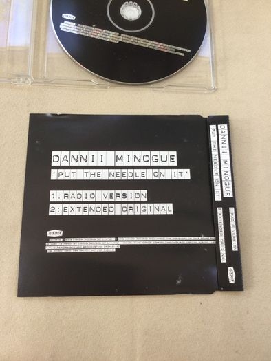 Dannii minogue put the needle on it promo cd Kylie