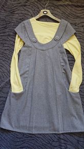 E10 SALE!!  Pinafore Wool Dress. Size 8