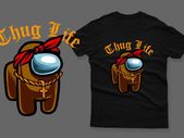 Thug life among us t-shirt impostor t-shirt