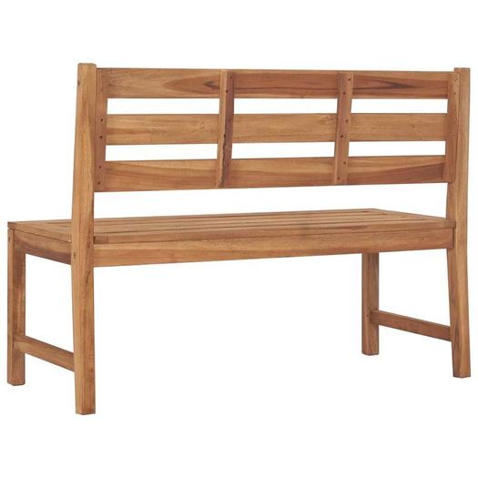 Garden Bench 120 cm Solid Teak Wood