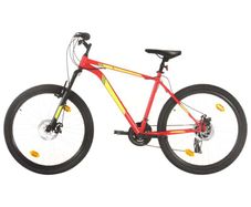 Mountain Bike 21 Speed 27.5 inch Wheel 42 cm Red