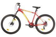 Mountain Bike 21 Speed 27.5 inch Wheel 50 cm Red