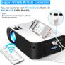 Mini Projector, Portable Beamer for Full HD 1080P Home Cinema. Image 3