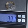 Vintage Fully Hallmarked London 9ct Gold Dad Ring Size 61 Image 7