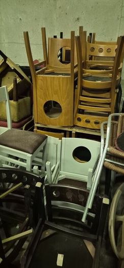Tables and chairs