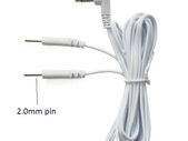 Jack DC Head 3.5mm TENS Unit Replacement Electrode Lead Wires Cables Reusable 2.0mm Plug In TENS Machine