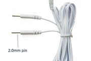 Jack DC Head 3.5mm TENS Unit Replacement Electrode Lead Wires Cables Reusable 2.0mm Plug In TENS Machine