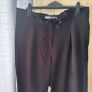 Black Lennon Courtney paper bag trousers size 14 Image 2