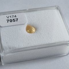 YELLOW SAPPHIRE gemstone approx 1.23ct