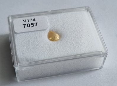 YELLOW SAPPHIRE gemstone approx 1.23ct