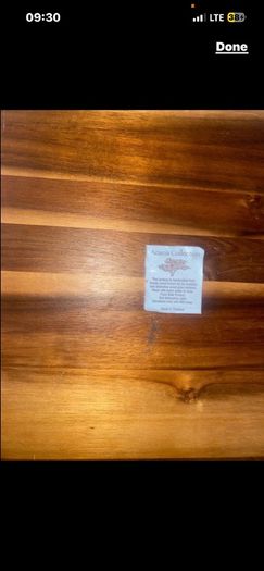 Hardwood chopping board acacia brand new