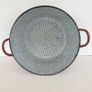 Vintage enamel sieve large handles farmhouse Image 2