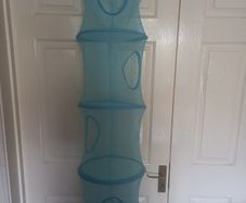 IKEA 6 tier hanging storage closet organizer & Bracket for kid's room.