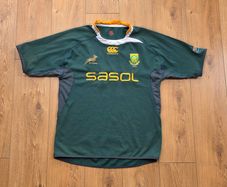 South Africa 2009-2010 Canterbury Rugby Jersey Size Large