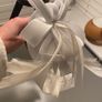 White Fascinator Image 3