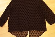 Laura Ashley  Elegant and Sophisticated Top, with a Spotted Pattern/Colour: Black  .. Size: 12 UK  40 EU/Price Drop