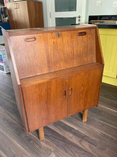Vintage writing desk, 1970s