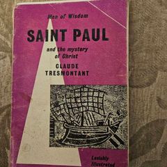 Saint Paul And The Mystery Of Christ By Claud Tresmontant. First Edition 1957 Paperback In Good Condition. See Photos For Same.