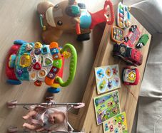 Fisher Price Bounce and Ride Pony Walker and more toyes